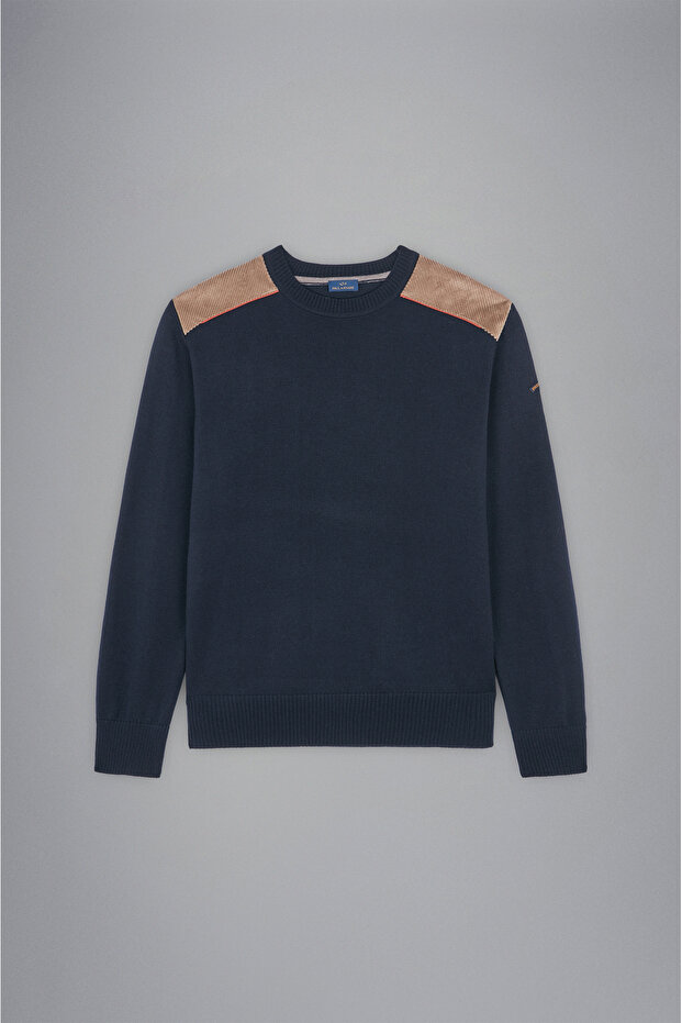 MEN'S KNITTED ROUNDNECK C.W. WOOL - 5