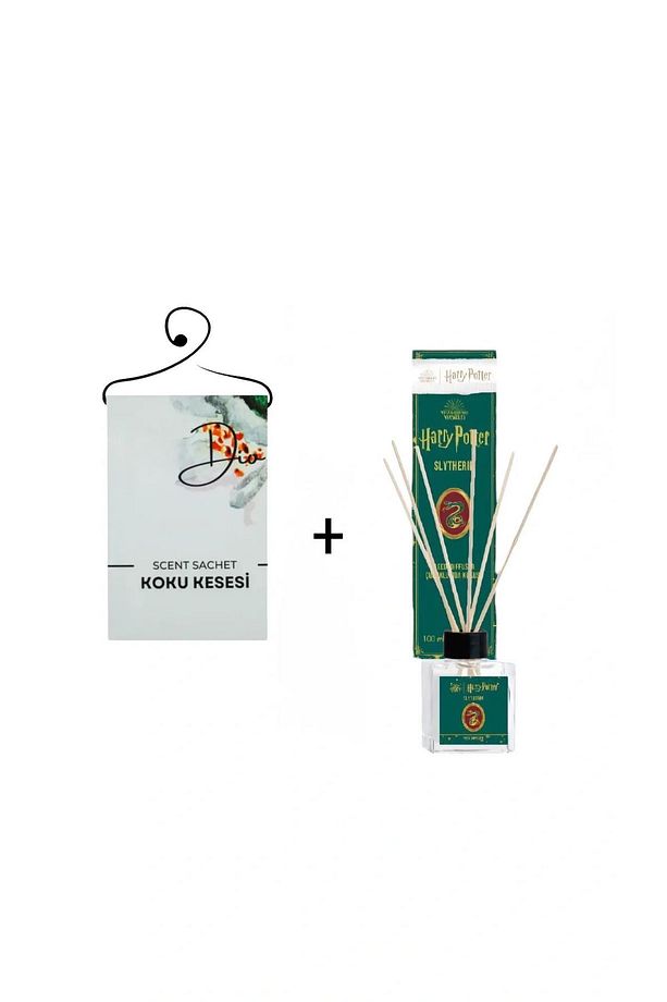 Harry Potter Reed Diffuser Slytherın Oda Kokusu + Koku Kesesi - 1