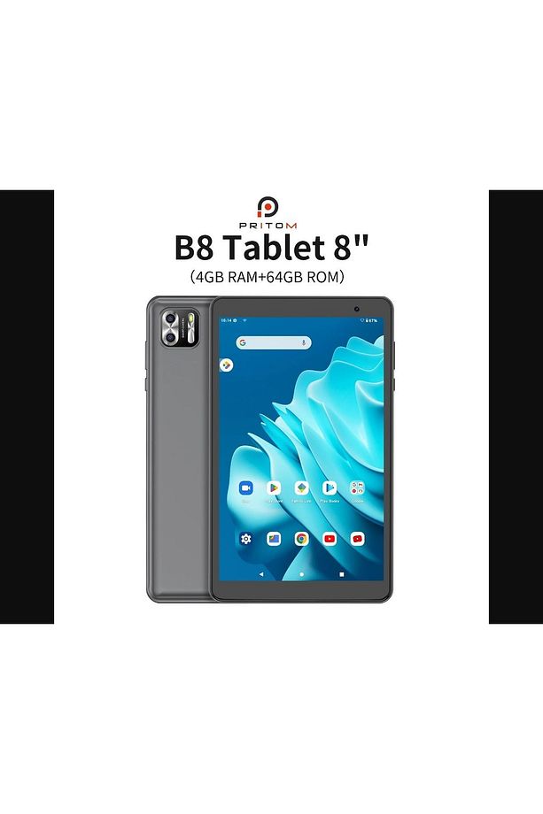 8 inç Tablet Android 13, 8GB(4 + 4) RAM/64GB ROM IPS ekran 5000MAH pil, çift kamera, WiFi - 1