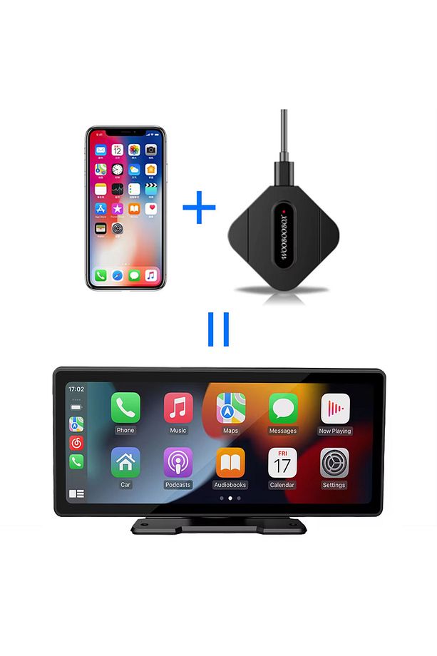 Ios Ve Android Auto Uyumlu Kablosuz Carplay Adaptörü Wireless Carplay Çevirici - 3