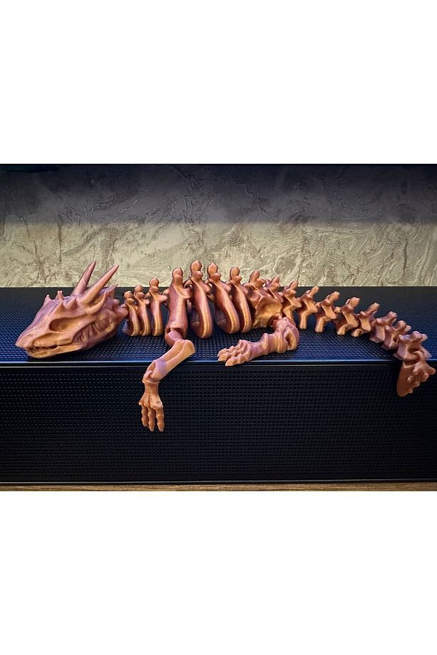 Hareketli Ejderha Oyuncak Figürü - Yeşil Renk (20Cm) - 6
