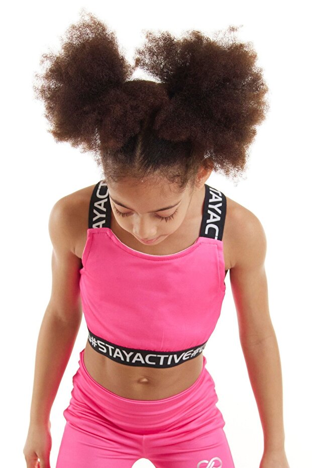 Stay Active Neon Crop Üst - 1