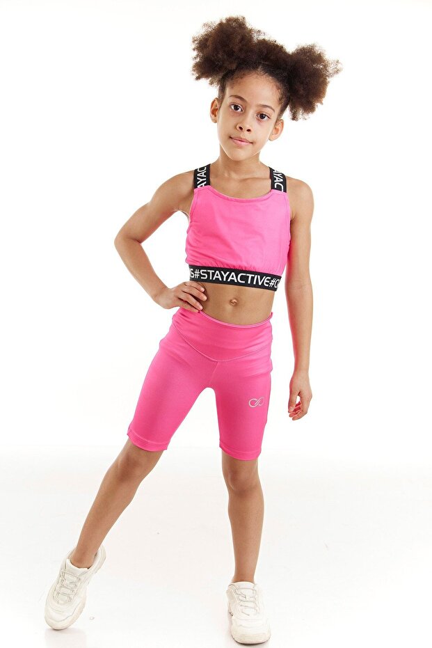 Stay Active Neon Crop Üst - 5