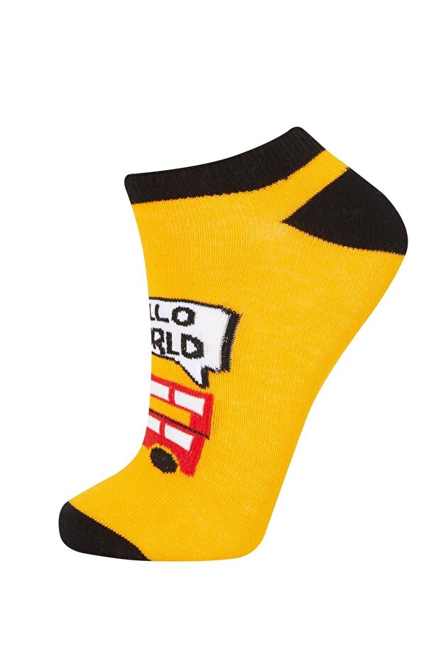 Erkek Çocuk 3'lü Pamuklu Patik Çorap C3634a8ns - 2