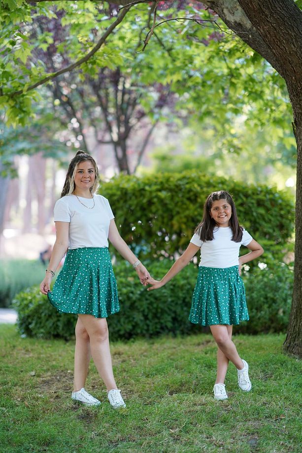 Eylül Elif Butik Anne Kız Şort Etek ( Ürün Tek fiyattır) - 4