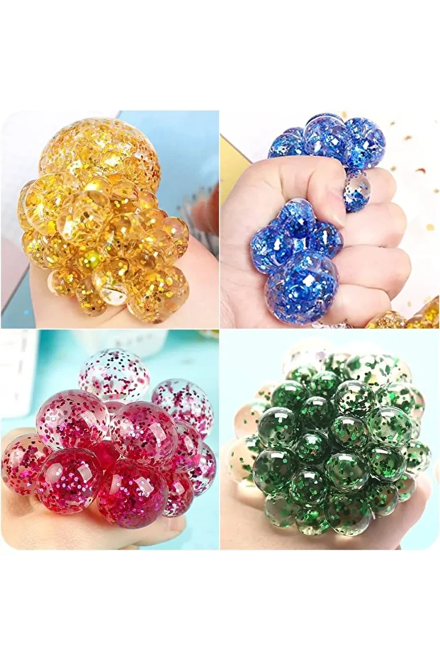 Pink 1 Squeezing Ball - Imported Model, Hand Gesture and Force Toy Joke - 3