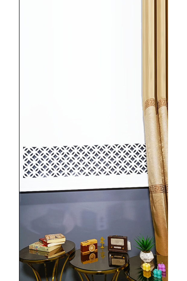 LAZERLİ MODERN STOR PERDE - 2