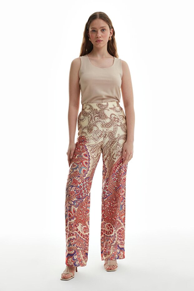 Kalın Askılı Basic Bluz Bej - 2