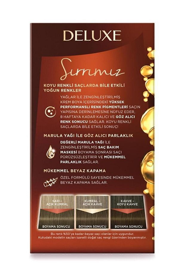 Deluxe Yoğun Renkler 7-1 Asil Kumral X 2 Adet Saç Boyası - 4