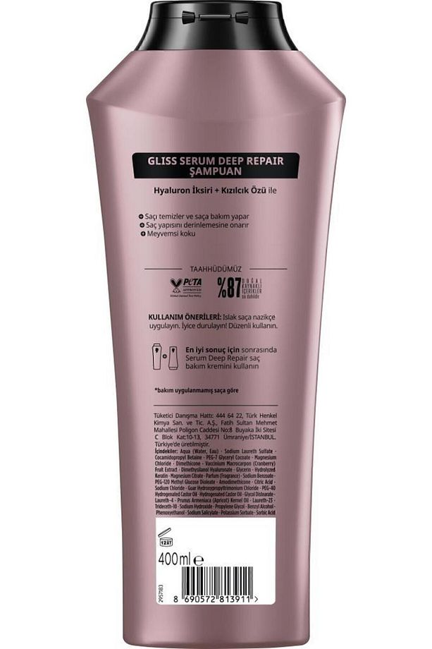 Serum Deep Repair Onarıcı Şampuan 400 ml ve Saç Kremi 360 ml - 4