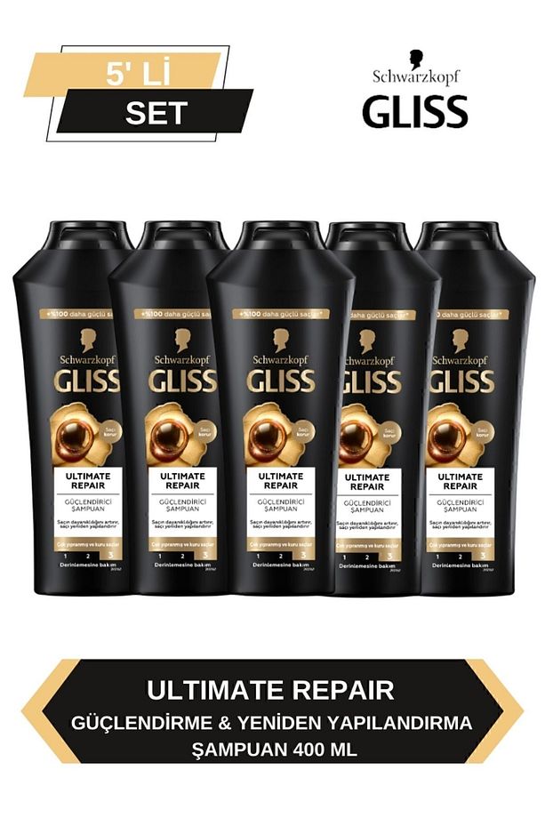 Ultimate Repair Şampuan 400ml x 5'li Set - 1