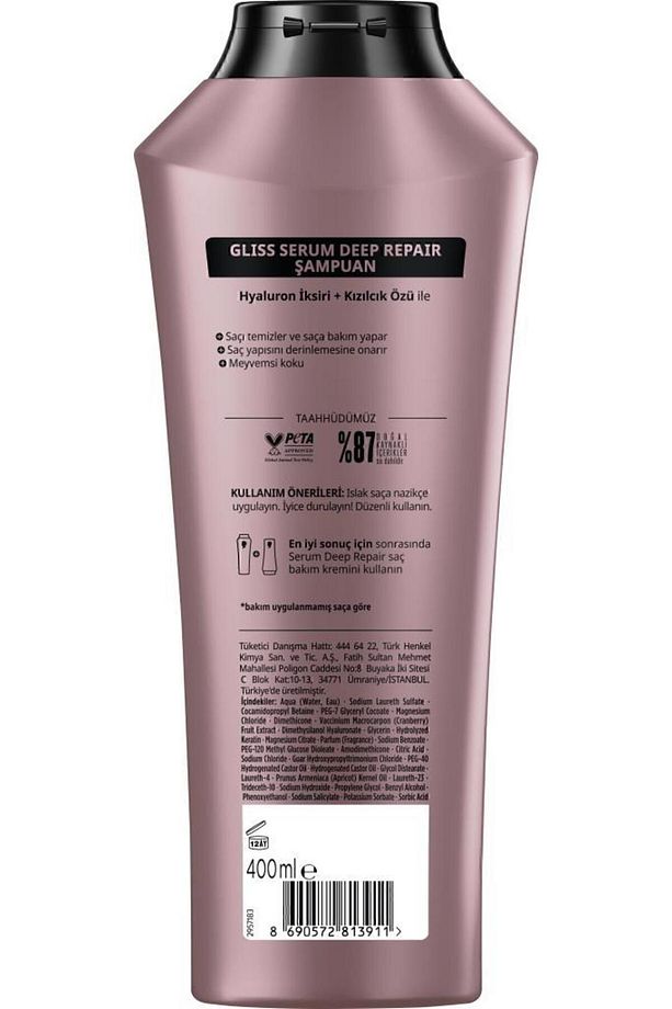 Serum Deep Repair Onarıcı Şampuan 400 ml X 3 Adet - 4