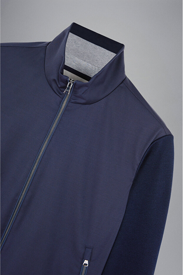 MEN'S ZIPPED PULLOVER C.W. WOOL - 6