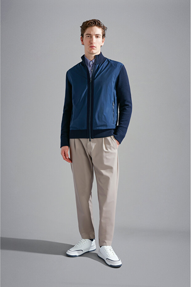 MEN'S ZIPPED PULLOVER C.W. WOOL - 4