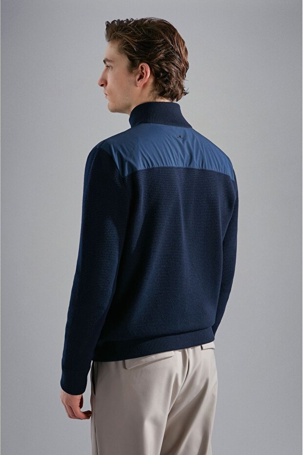 MEN'S ZIPPED PULLOVER C.W. WOOL - 2