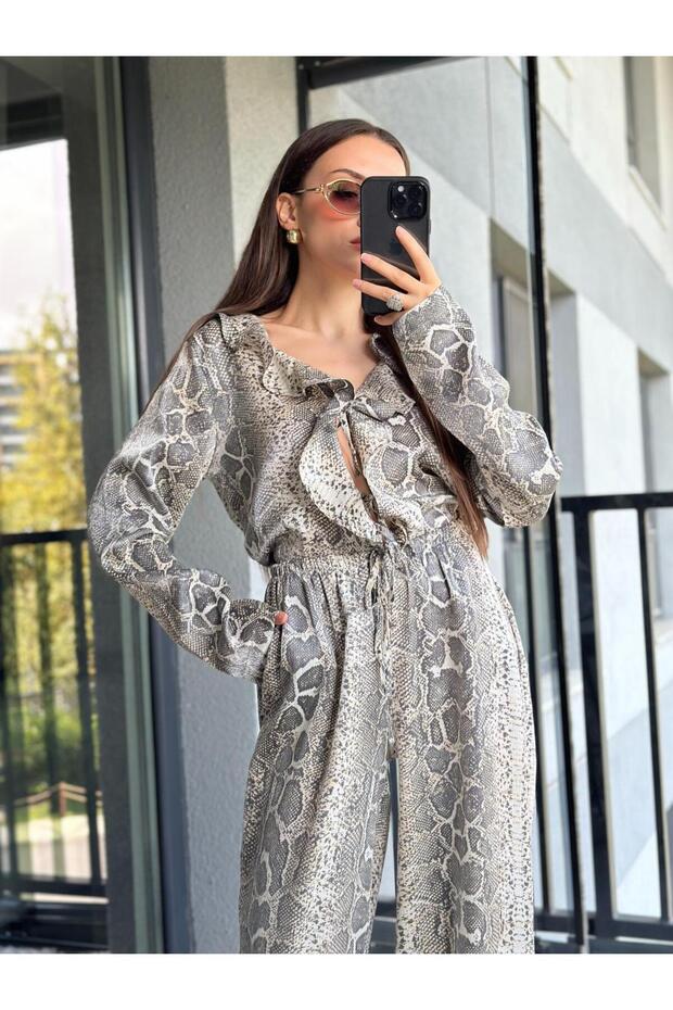 Patterned Snakeskin Set - 2