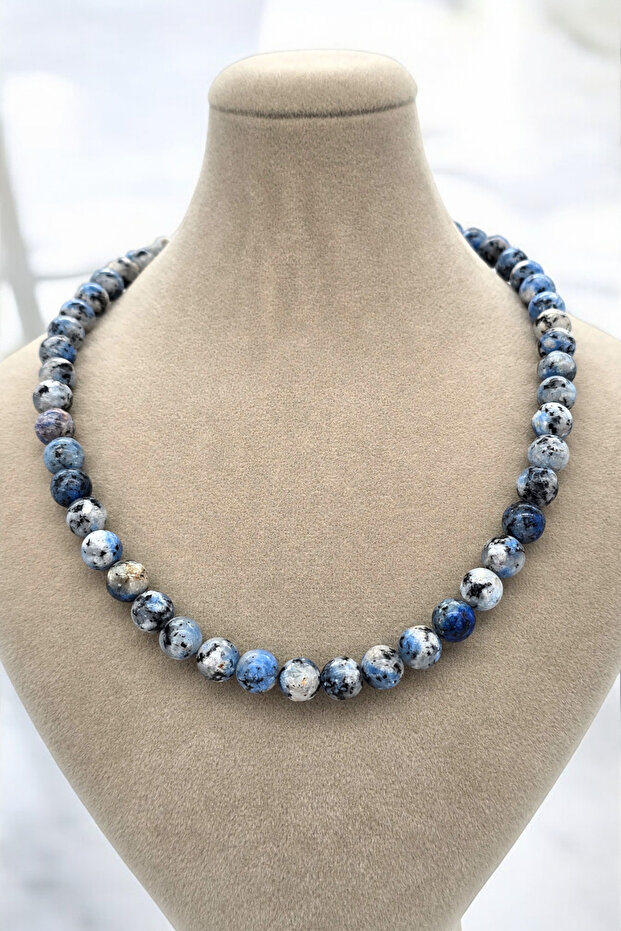 Dumortireit Natural Stone Necklace 8 mm 40 cm