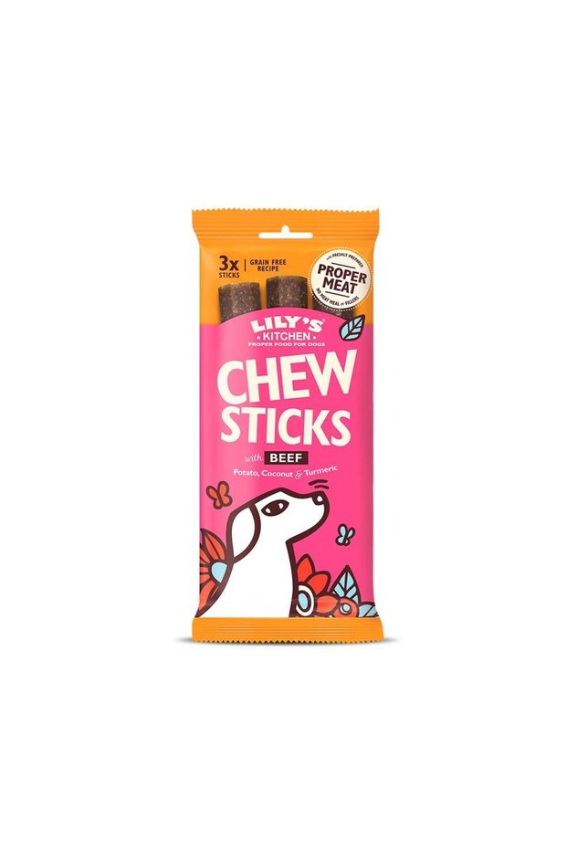 Beef Flavoured Chew Sticks for Dogs, 120g