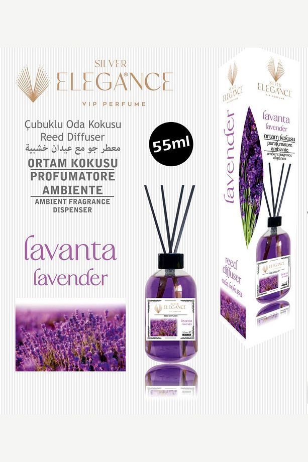 Lavanta Reed Diffuser Bambu Çubuklu Oda Kokusu (55 Ml) - 1