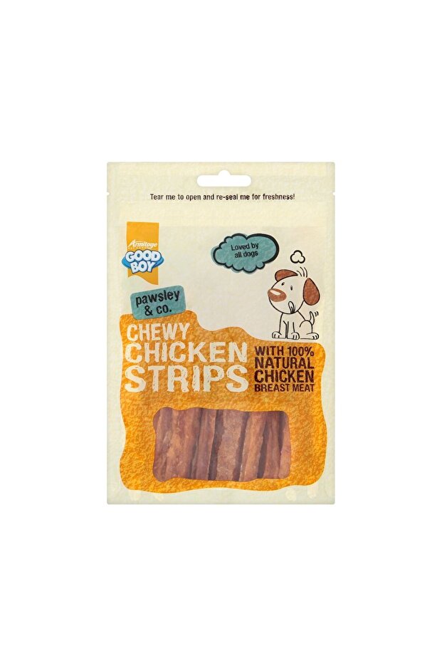 Good Boy Chewy Chicken Strips, 100g