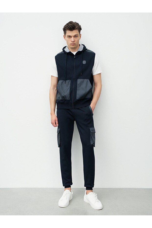 1319002 Erkek Eşofman Alt Navy - 4