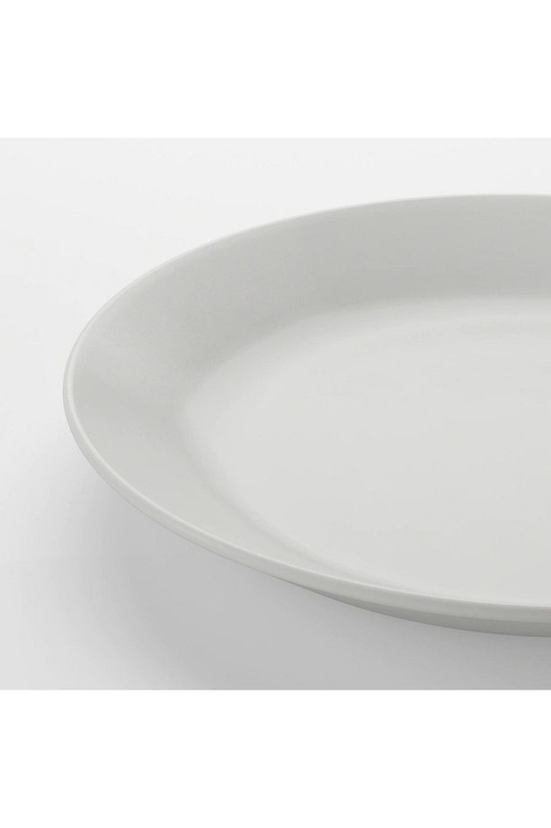 Oftast 19 Cm Beyaz Tatlı Tabağı Tabak Özel Sertleştirilmiş Temperli Cam - 3