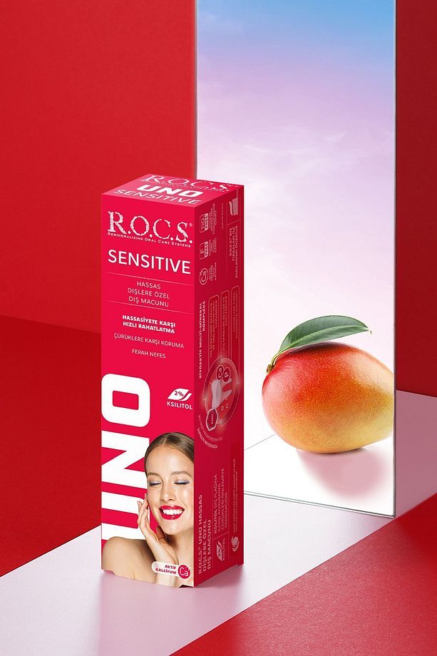 Rocs Uno Sensıtıve Hassas Dişlere Özel Diş Macunu 74g - 5