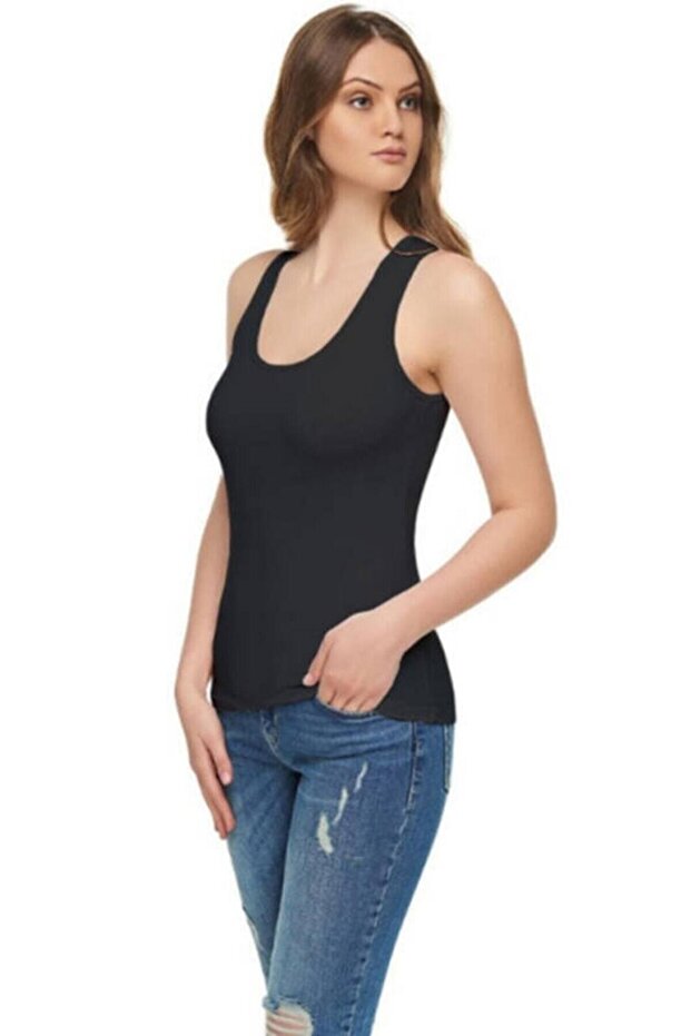 Women's Black Thick Strap Modal Athlete New Season (1 Piece Economical)
