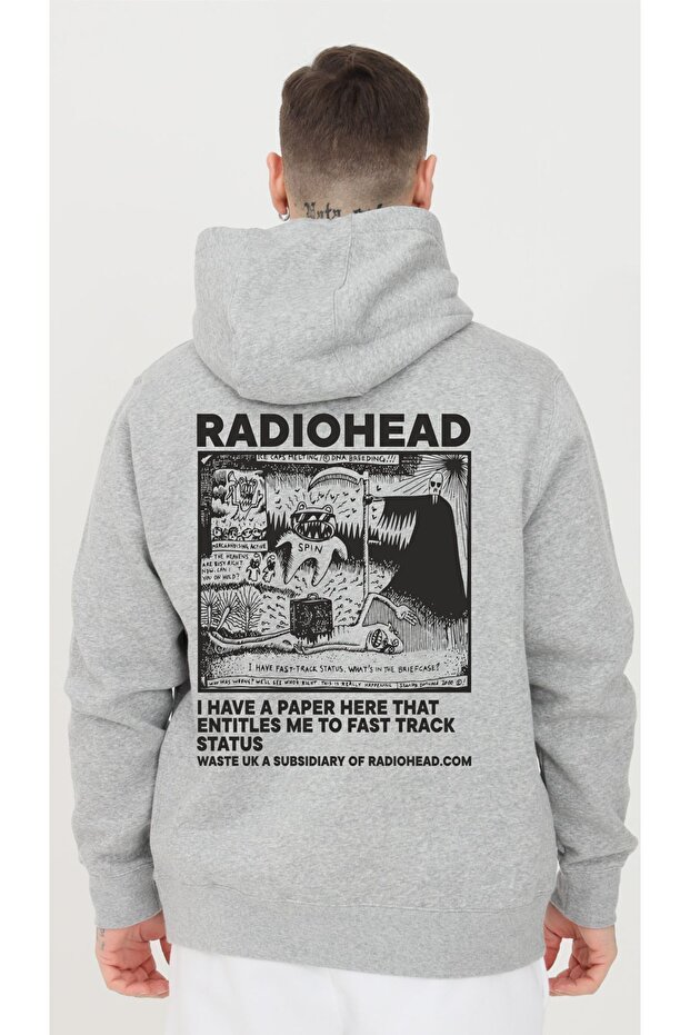 Radiohead Dna Breeding Black Hoodie Thick Fabric (Unisex)