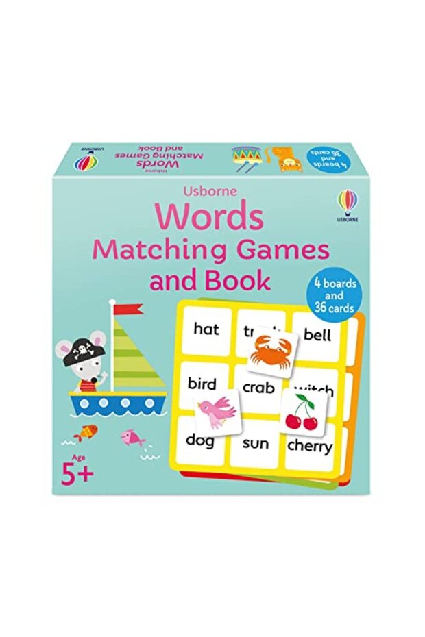 Words Matching Games And Book