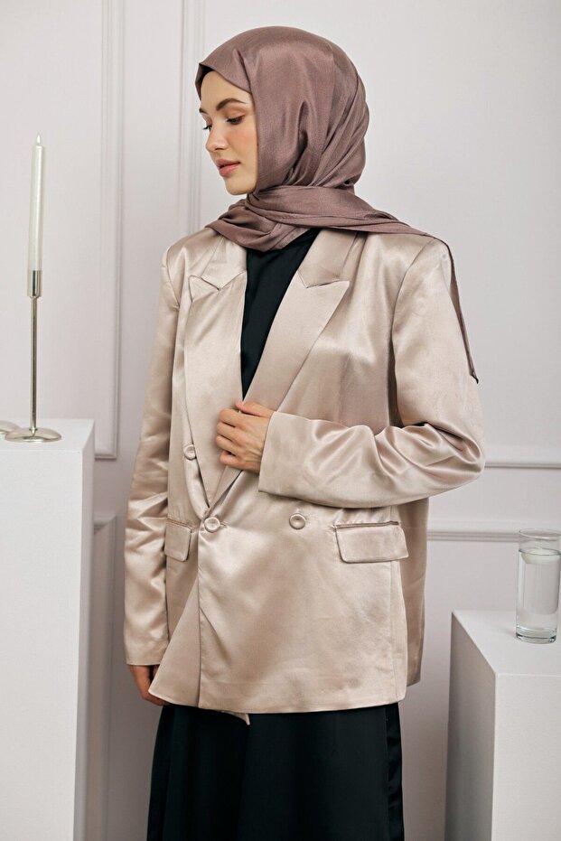 Düz Monogram Serisi Şal - 3