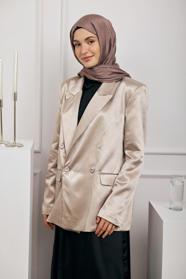 Düz Monogram Serisi Şal - 2