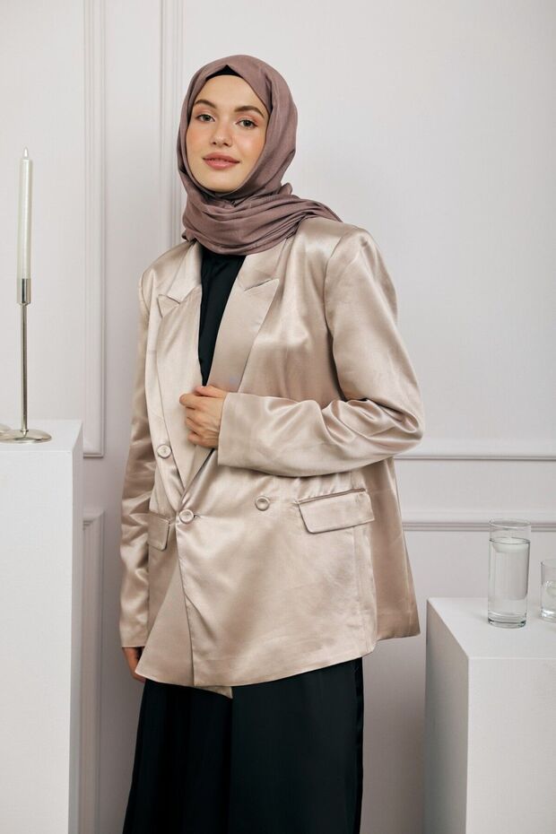 Düz Monogram Serisi Şal - 1