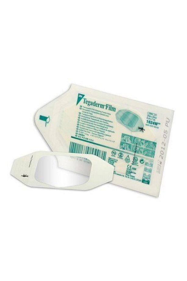 (25 Adet) Tegaderm 1624 6*7 Cm Su Geçirmez Film Örtüsü Şeffaf Pu - 1