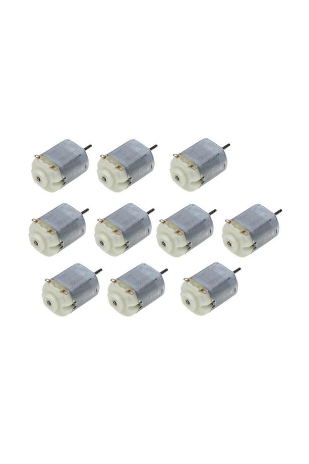 10 Adet Dc Motor Deney Motoru 3v 6v Motor Yüksek Devir Dinamo Motor D.m - 1