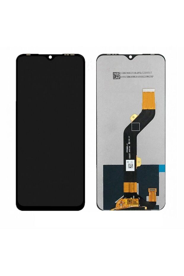 İNFİNİX SMART 5 UYUMLU LCD DOKUNMATİK EKRAN ÇITASIZ SİYAH (X657) - 1