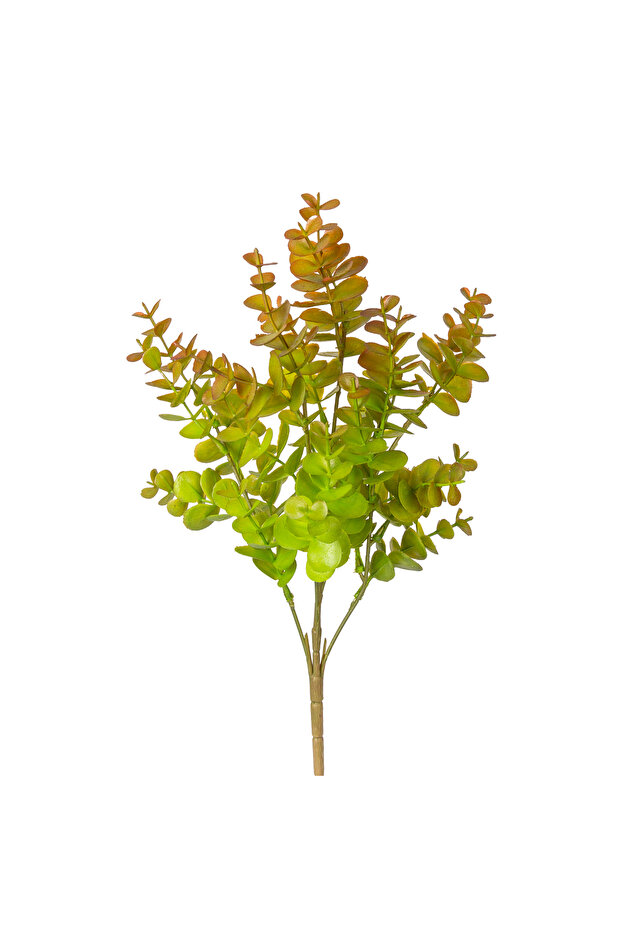 نبات اصطناعي الكالبتوس أحمر-أخضر 40 سم.