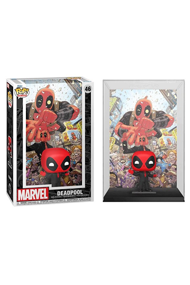 Pop Comic Covers Marvel Deadpool 2025 - Deadpool In Black Suit No:46 - 1