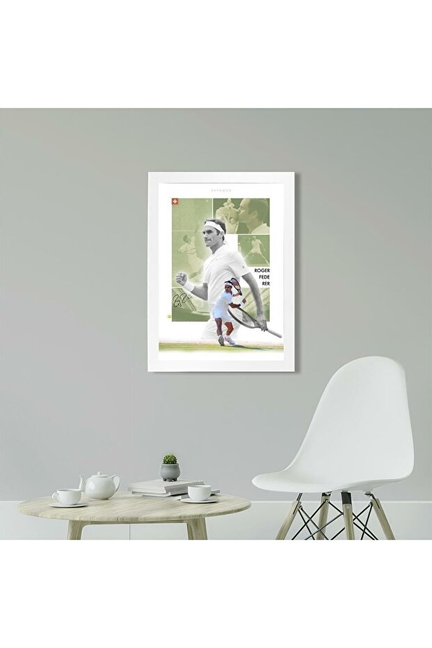 Roger Federer, Tenis Poster Tablo - 4