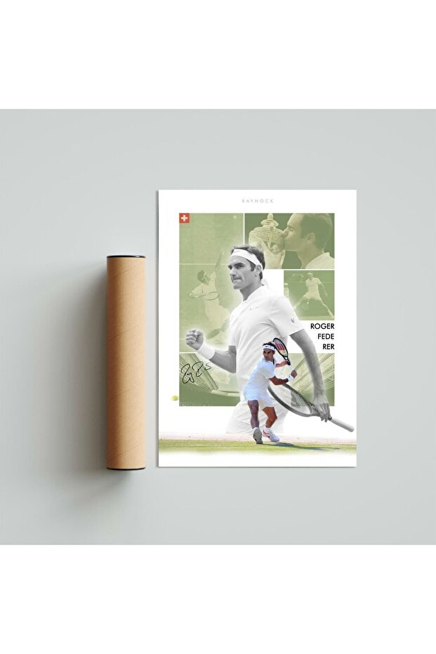 Roger Federer, Tenis Poster Tablo - 5