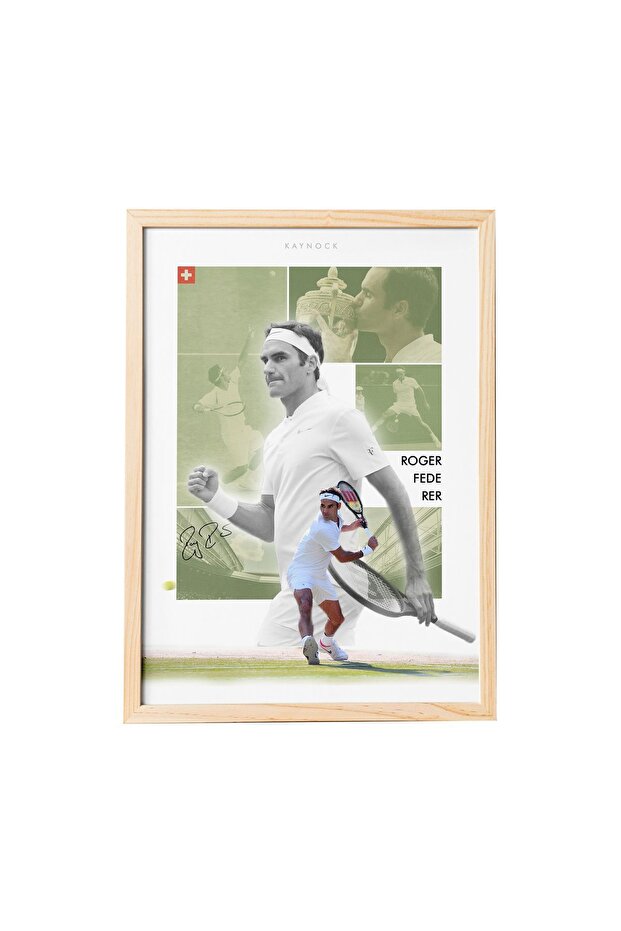 Roger Federer, Tenis Poster Tablo - 1