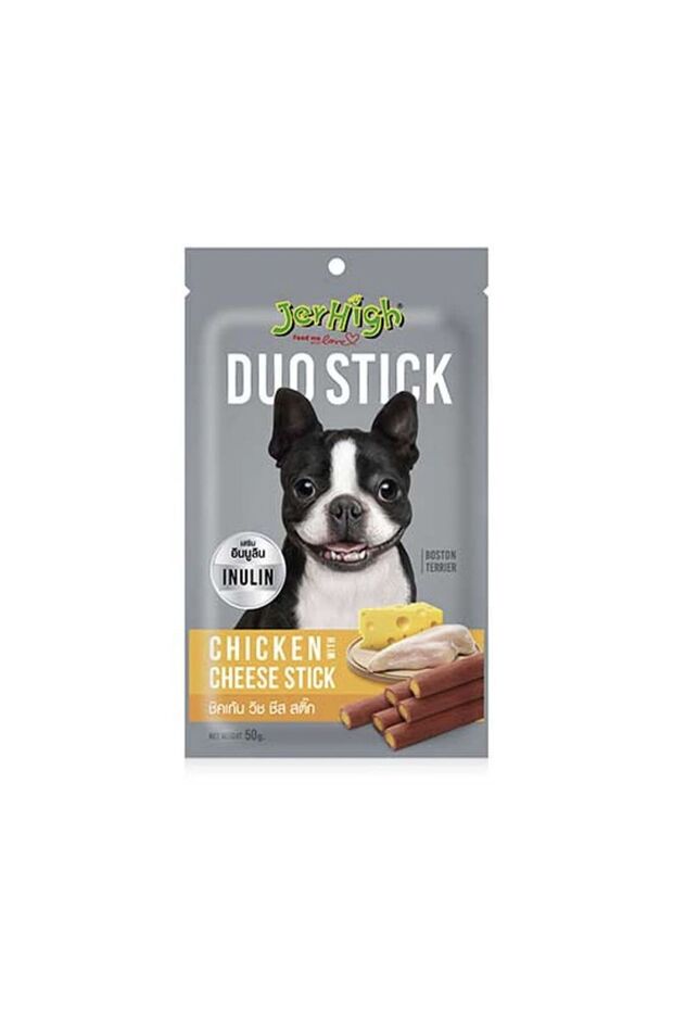 Duo Stick Chicken with Cheese Dog Food, 50g