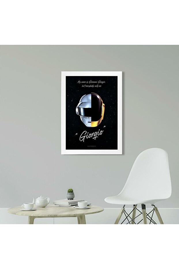 Daft Punk Giorgio, Giovanni Giorgio Moroder, Giorgio By Moroder, Poster Tablo, Dijital Tasarım - 3