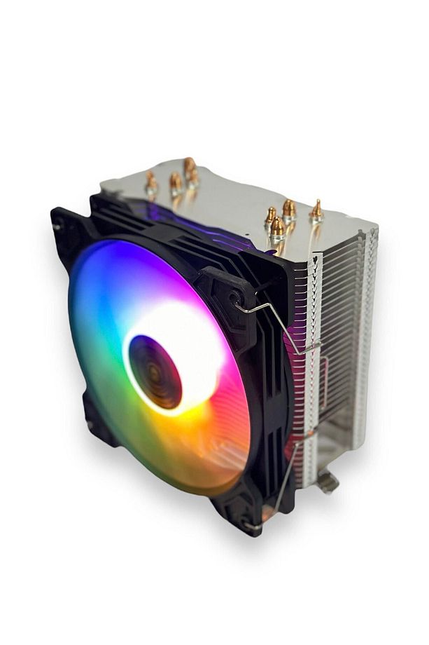 M4-12xpro 12cm Rainbow 4 Bakır Borulu 135w 4 Pin Intel/amd Kule Tipi Işlemci Cpu Fan - 6