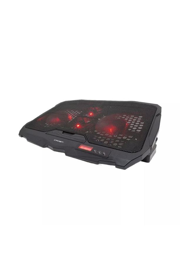 4 Fanlı Notebook Soğutucu Red Led Işık Ve Lcd Gösterge Paneli Yüksek Performanslı Soğutma Cmls-01 - 2