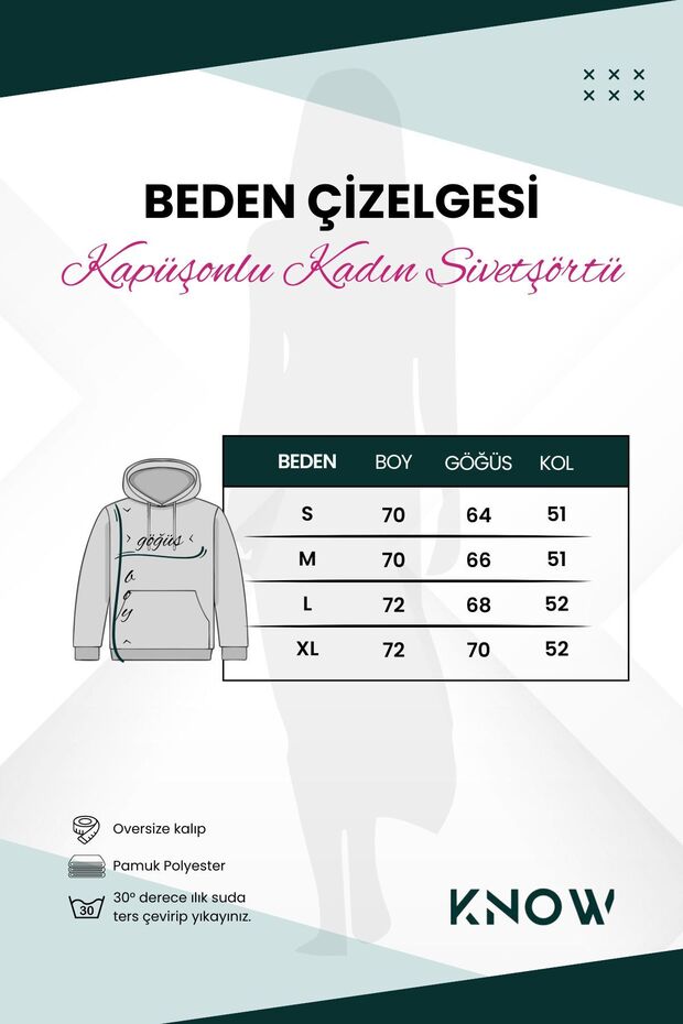 3 Iplik Destıny Füme Tasarım Baskılı Sweatshirt Füme - 4