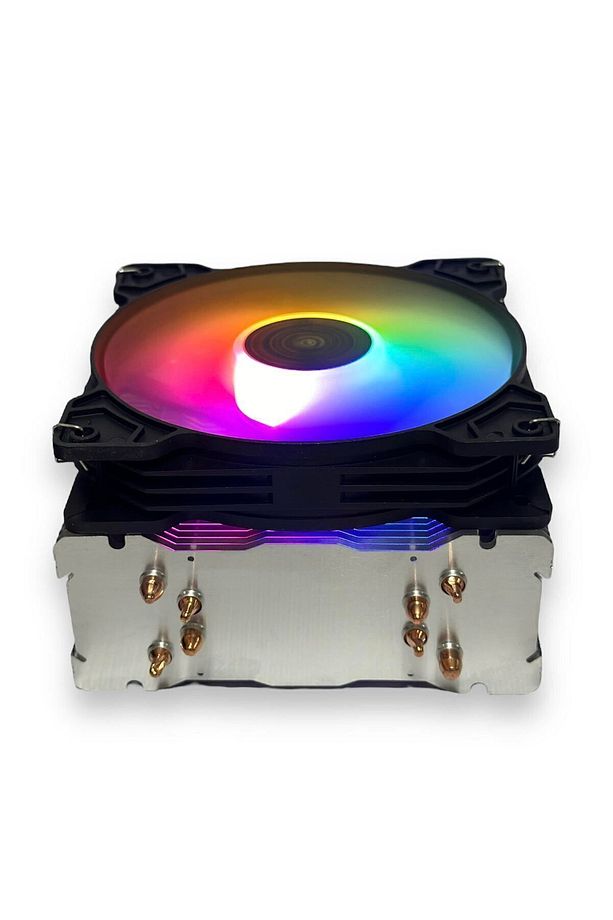 M4-12xpro 12cm Rainbow 4 Bakır Borulu 135w 4 Pin Intel/amd Kule Tipi Işlemci Cpu Fan - 3