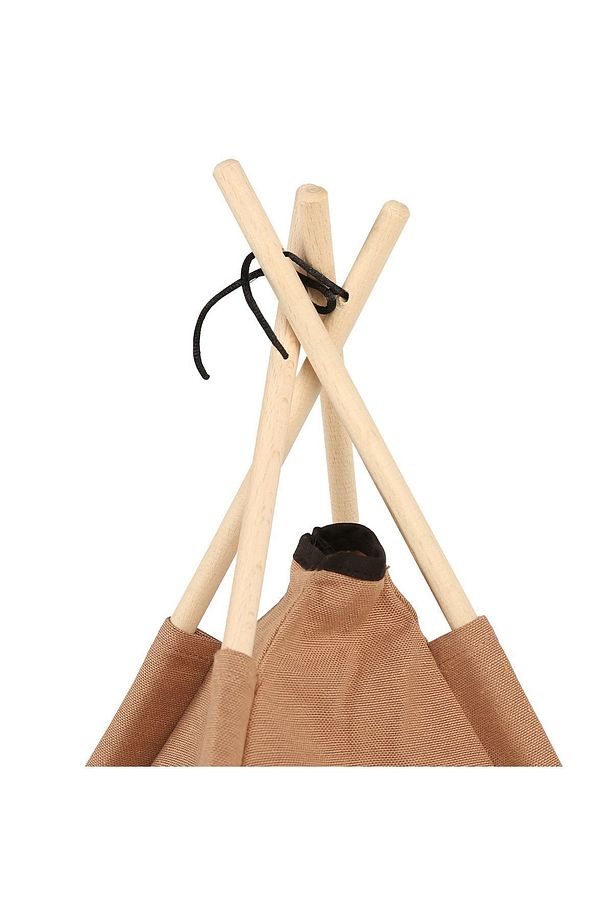 70-70cm Yataklı Sütlü Kahve Köpek Çadırı - 6