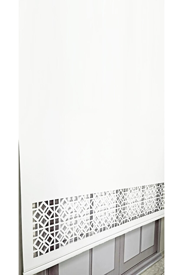 LAZER KESİM MODERN STOR PERDE - 1