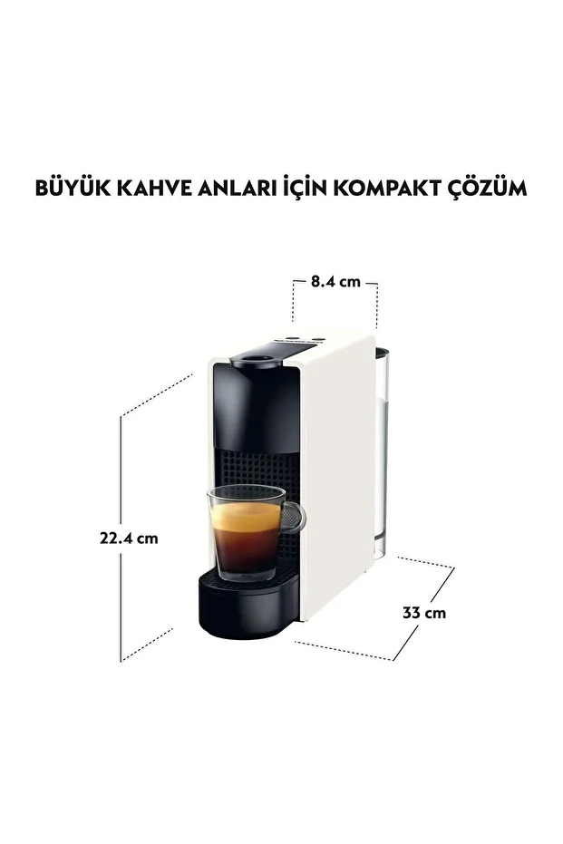 C30 Essenza Mini Espresso Kahve Makinesi, Beyaz - 4